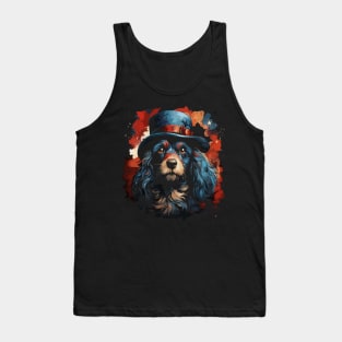 Patriotic Poodle Tank Top